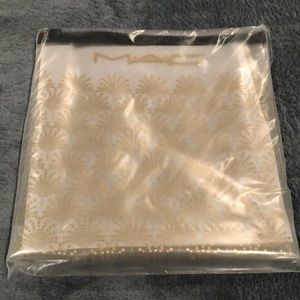 New 2022 Authentic MAC Holiday Gold Black Celebrate Make Up Cosmetic Case Bag